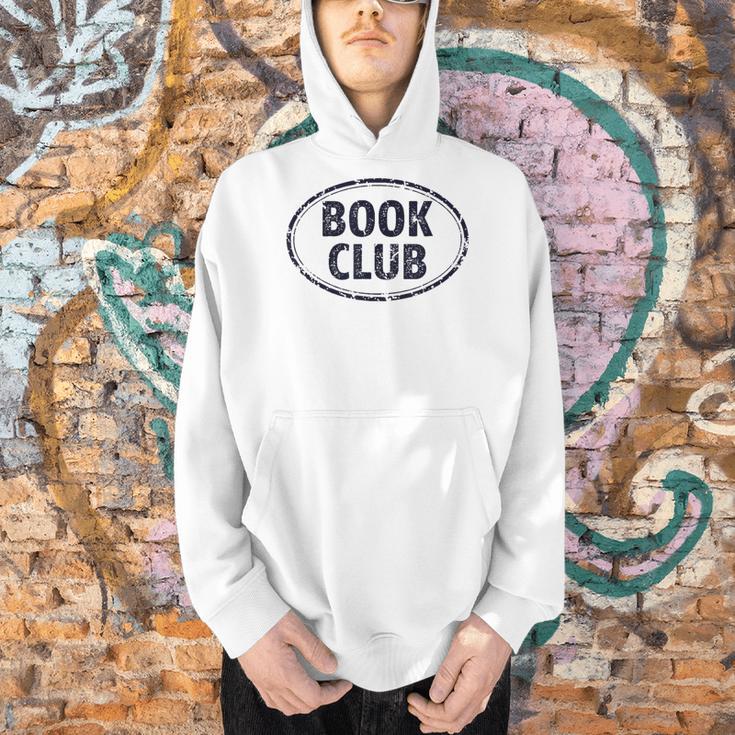 Book Club Oval Logo Men Hoodie