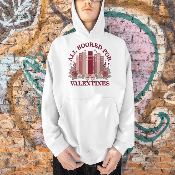 All Booked For Valentines Day Bookish Readers Book Lovers Men Hoodie