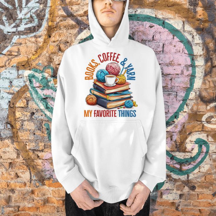 Books Coffee & Yarn Lover My Favorite Things Men Hoodie Books Coffee & Yarn Lover My Favorite Things Men Hoodie