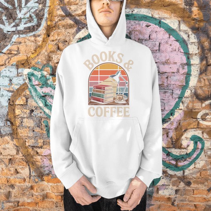 Books And Coffee Reading Book Lover Bookworm Men Hoodie