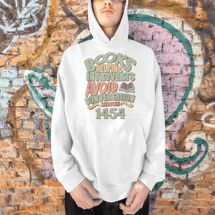Books Helping Introverts Avoid Conversation 1454 T-Shirt Men Hoodie