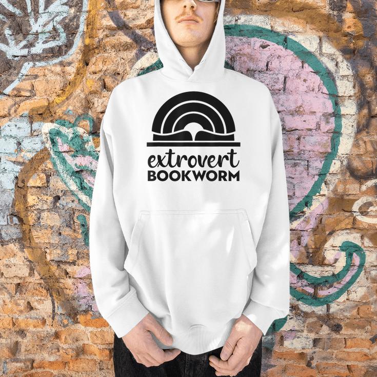 Bookworm Extrovert Fun Book Lovers Reading Men Hoodie Bookworm Extrovert Fun Book Lovers Reading Men Hoodie