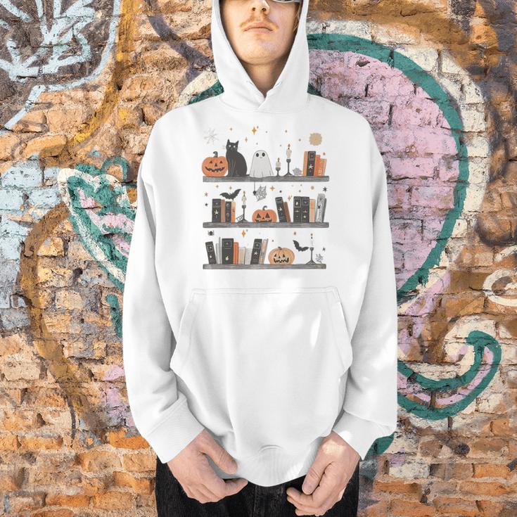 Cat Book Lover Halloween Cute Spooky Reading Premium Tri-Blend Men Hoodie Cat Book Lover Halloween Cute Spooky Reading Premium Tri-Blend Men Hoodie