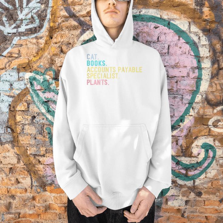 Cats Books Plants Accounts Payable Specialist Men Hoodie