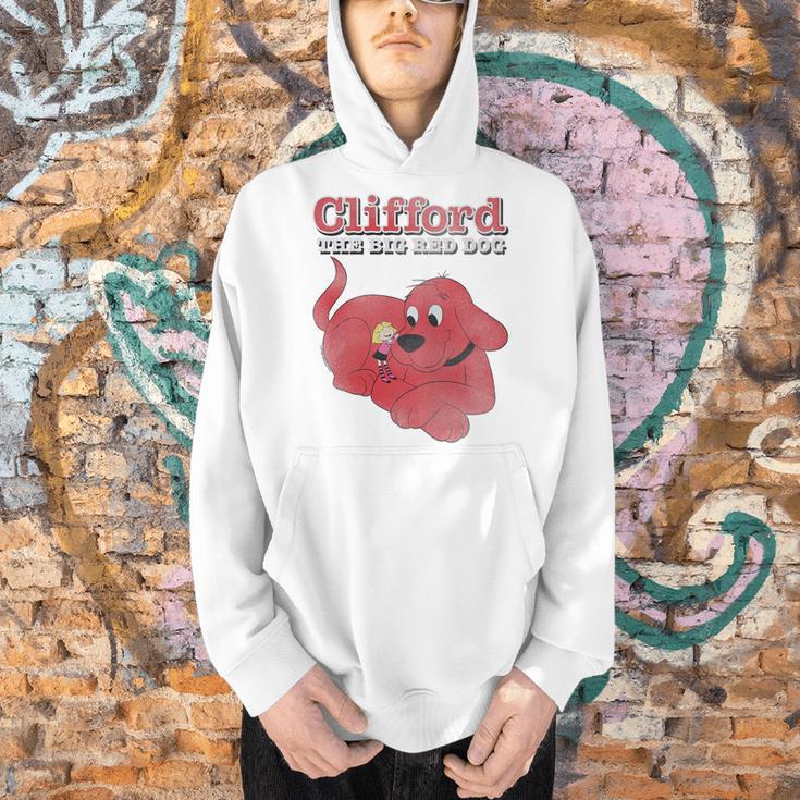 Clifford The Big Red Dog Clifford And Emily Book Cover Premium Tri-Blend Men Hoodie
