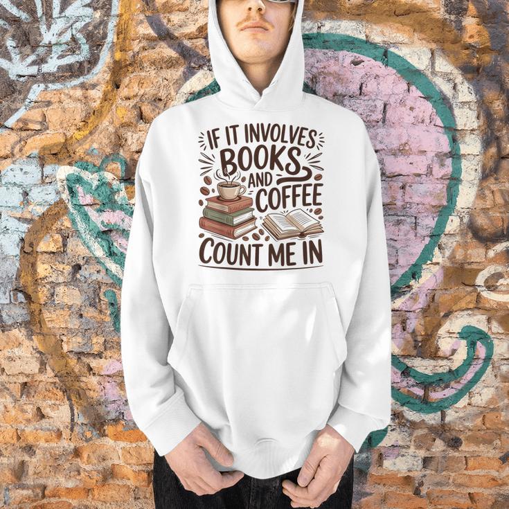 Coffee And Books Lover Quote Reading Enthusiast Men Hoodie