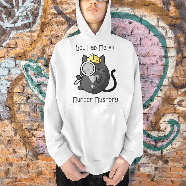 Cozy Mystery Book Lover You Had Me At Murder Mystery Men Hoodie