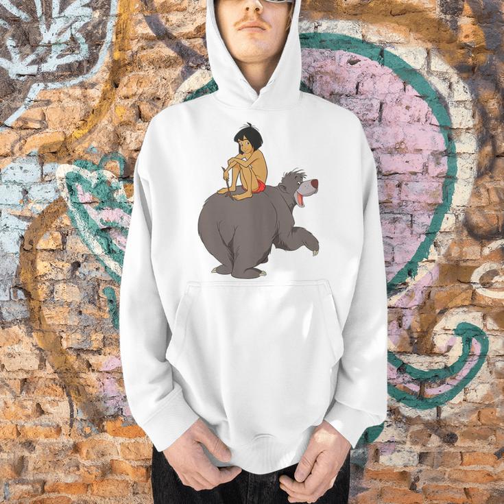 Disney The Jungle Book Mowgli And Baloo Chillin Men Hoodie