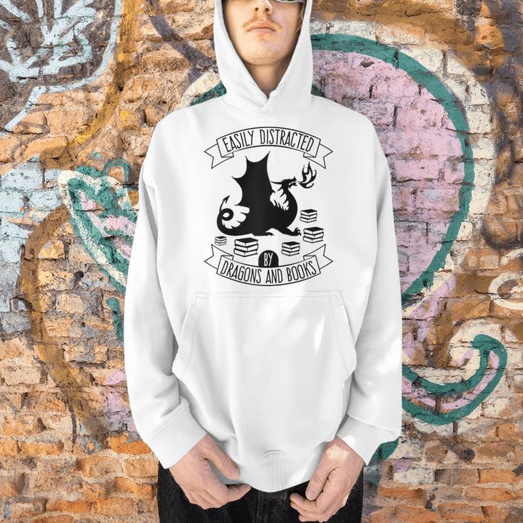 Easily Distracted By Dragons And Books Dragon & Book Raglan Baseball Tee Men Hoodie Easily Distracted By Dragons And Books Dragon & Book Raglan Baseball Tee Men Hoodie