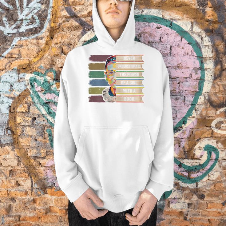 Feminist Ruth Bader Ginsburg RBG Quote Girl With Book Women Men Hoodie Feminist Ruth Bader Ginsburg RBG Quote Girl With Book Women Men Hoodie