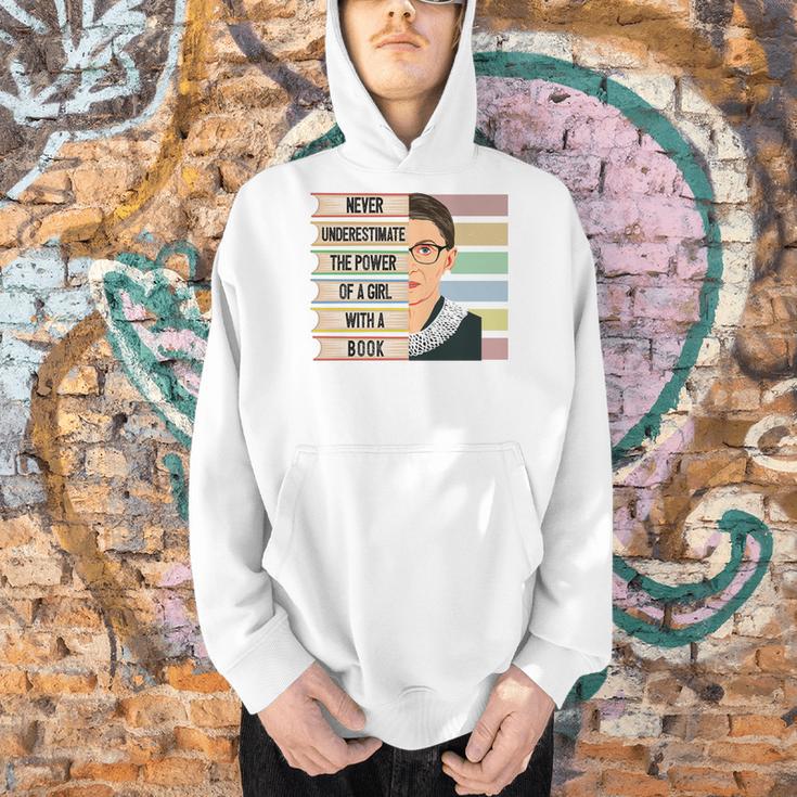 Feminist Ruth Bader Ginsburg RBG Quote Girl With Book Women Premium Tri-Blend Men Hoodie Feminist Ruth Bader Ginsburg RBG Quote Girl With Book Women Premium Tri-Blend Men Hoodie