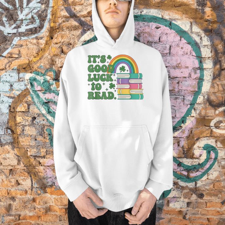 IT S Good Luck To Read Book Lover Men Hoodie