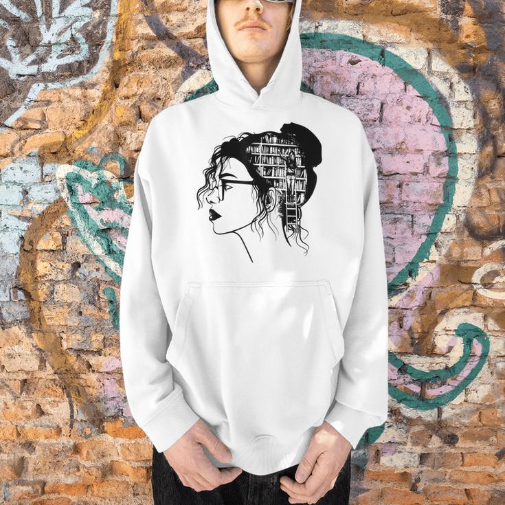 Just A Girl Who Loves Books Lady Library Women Men Hoodie