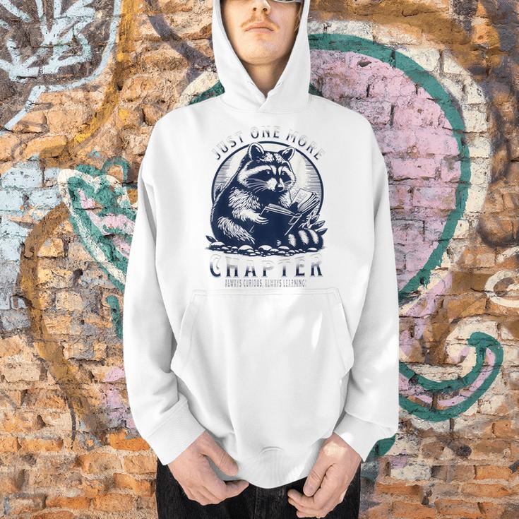 Just One More Chapter Raccoon Book Lover Men Hoodie Just One More Chapter Raccoon Book Lover Men Hoodie
