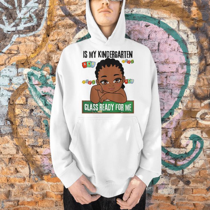 Lil Mr Kindergarten Prince Boys Melanin Boy Read Books Men Hoodie