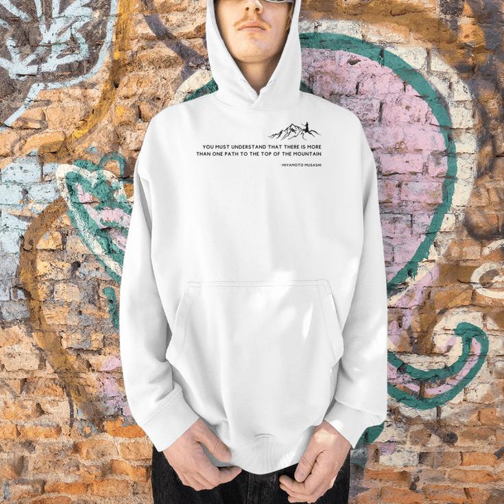Miyamoto Muhashi Quote Samurai Warrior Book Of Five Rings Men Hoodie