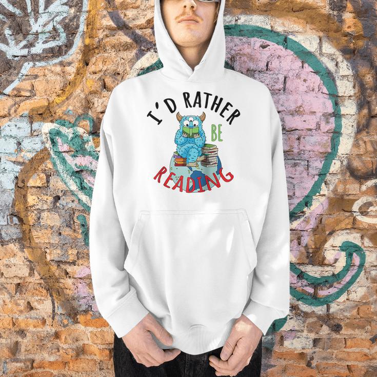 Monster Love Reading Animal Book Lover I'd Rather Be Reading Raglan Baseball Tee Men Hoodie Monster Love Reading Animal Book Lover I'd Rather Be Reading Raglan Baseball Tee Men Hoodie