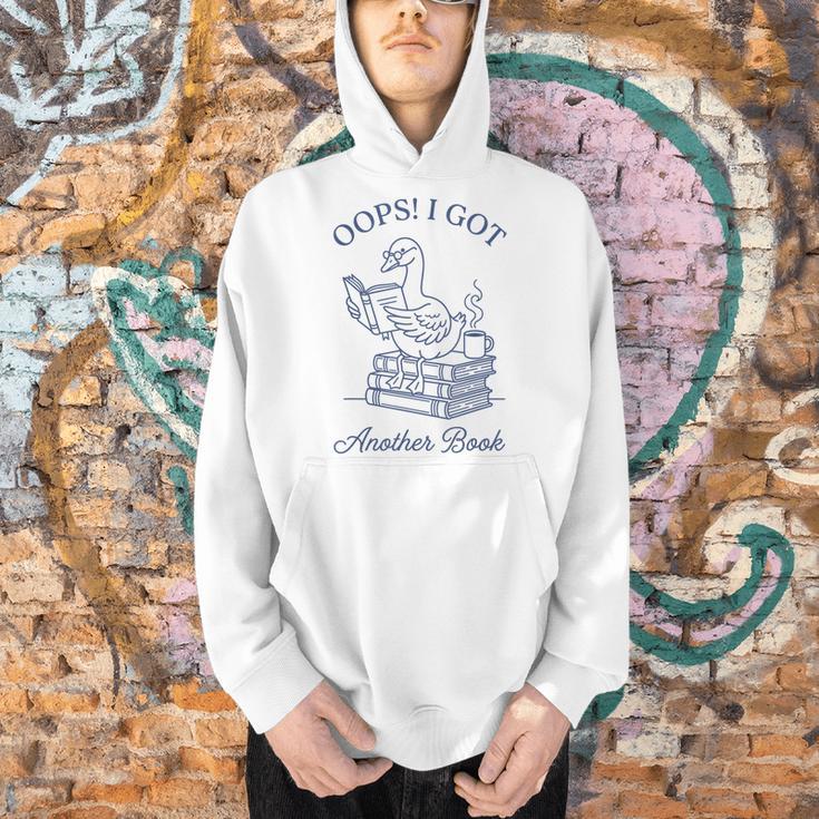 Oops I Got Another Book Bookish Reading Goose Graphic Men Hoodie Oops I Got Another Book Bookish Reading Goose Graphic Men Hoodie