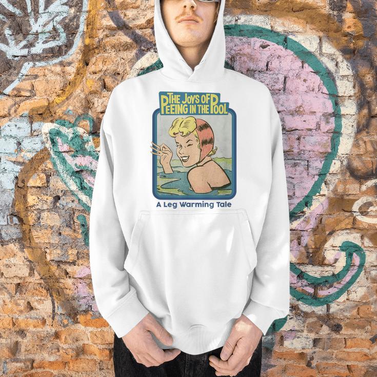 Peeing In The Pool Book Cover By Sam Spencer Men Hoodie
