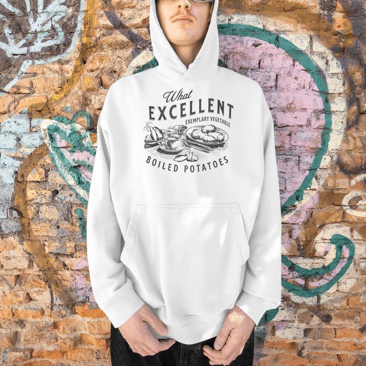Pride And Prejudice Books What Excellent Boiled Potatoes Men Hoodie