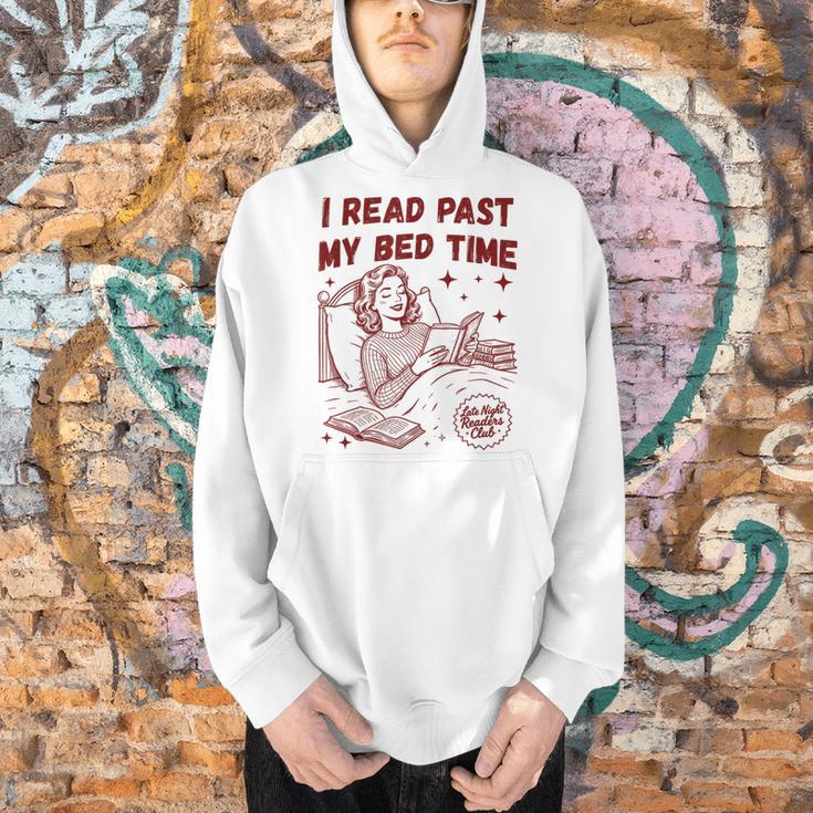 I Read Past My Bed Time Late Night Readers Club Book Lover Men Hoodie