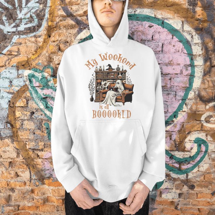 Reading Ghost Halloween Library Weekend Book Lovers Women Premium Tri-Blend Men Hoodie