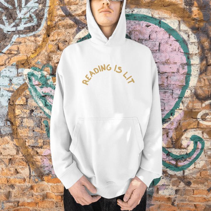 Reading Is Lit Book Lover Reading Teacher Men Hoodie Reading Is Lit Book Lover Reading Teacher Men Hoodie