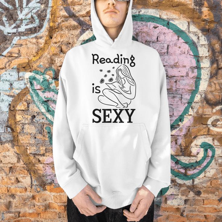 Reading Is Sexy For Book Lovers Comic Readers Manga Fans Men Hoodie Reading Is Sexy For Book Lovers Comic Readers Manga Fans Men Hoodie