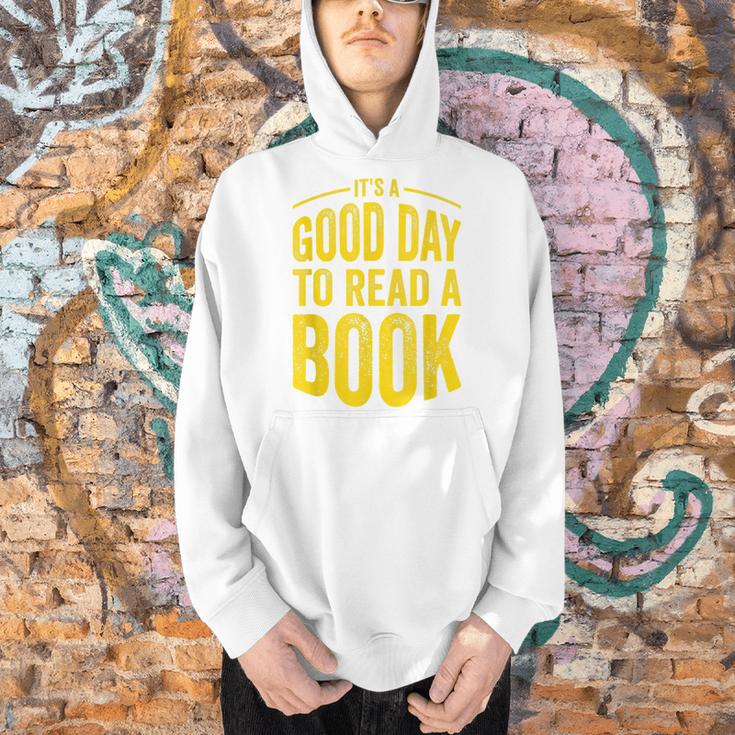 Reading Teacher Bookworm Its A Good Day To Read A Book Men Hoodie
