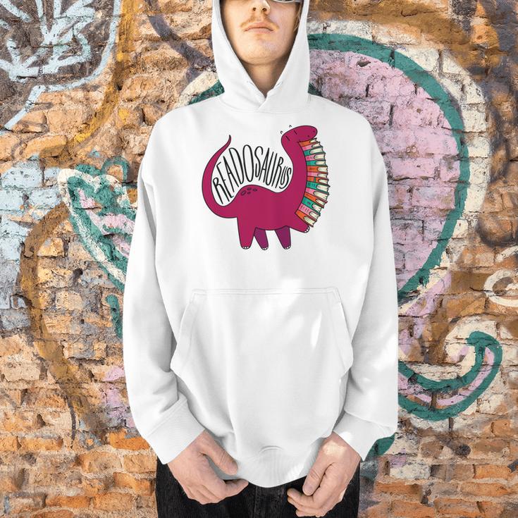 Readosaurus Reading Dinosaur Book Lover Library Studying Men Hoodie Readosaurus Reading Dinosaur Book Lover Library Studying Men Hoodie