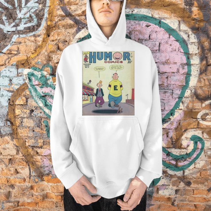 Retro Vintage Distressed Comic Book Humor Original Print Men Hoodie Retro Vintage Distressed Comic Book Humor Original Print Men Hoodie