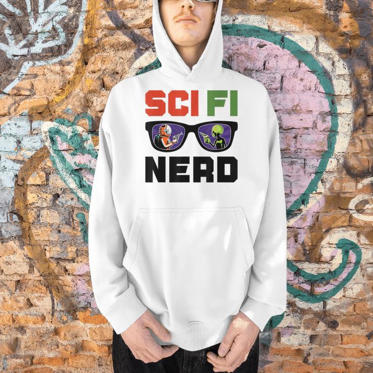 Sci Fi Nerd Science Fiction Book Movie Fan Men Hoodie