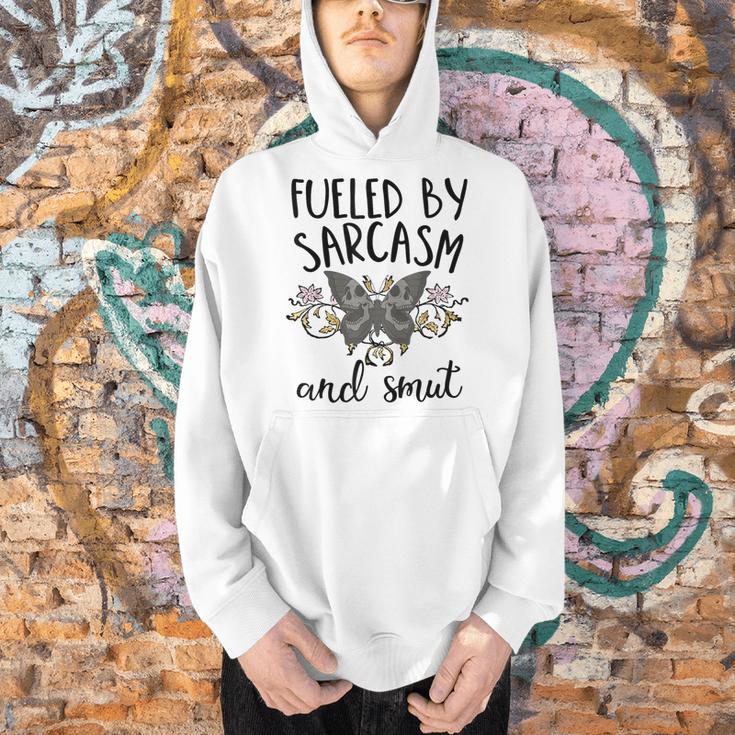 Smut And Sarcasm Women Sarcastic Romance Reader Smutty Books Men Hoodie