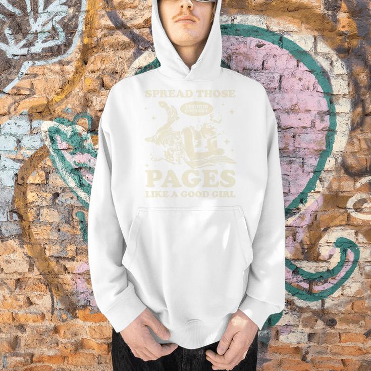 Spread Those Pages Like A Good Girl Shirt Smutty Spicy Book Premium Tri-Blend Men Hoodie