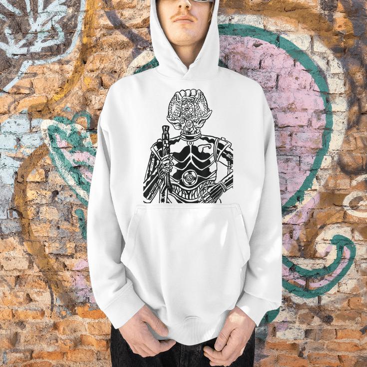 Star Wars 4-LOM Bounty Hunter Droid Comic Book Sketch Men Hoodie