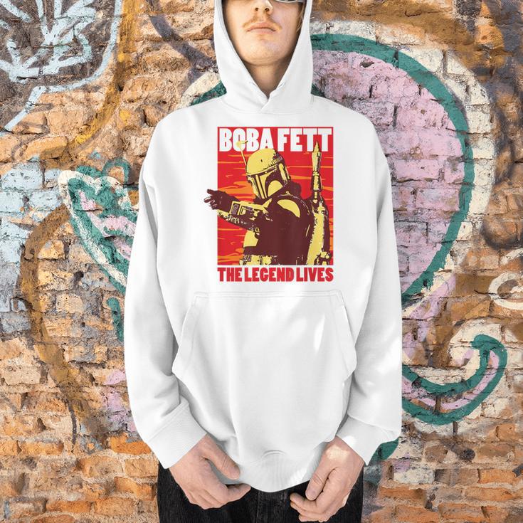 Star Wars The Book Of Boba Fett The Legend Lives Poster V-2 Men Hoodie Star Wars The Book Of Boba Fett The Legend Lives Poster V-2 Men Hoodie