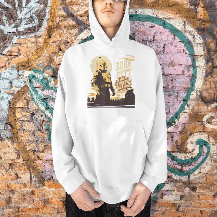 Star Wars The Book Of Boba Fett Tonal Portrait Men Hoodie Star Wars The Book Of Boba Fett Tonal Portrait Men Hoodie