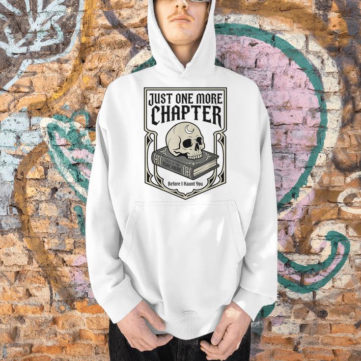 Tales Of The Macabre Skull Book Gothic Books Reading Lover Men Hoodie