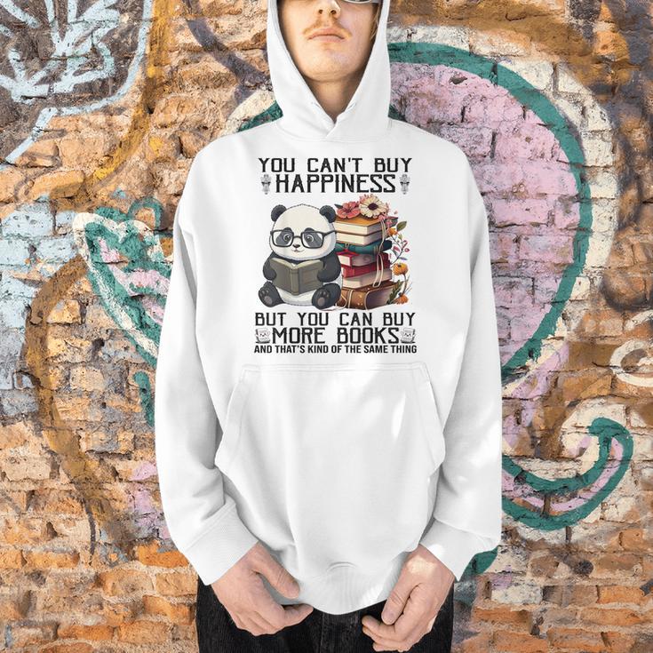Teacher Bookworm Book Lover Panda Reading Book Librarian Tee Men Hoodie