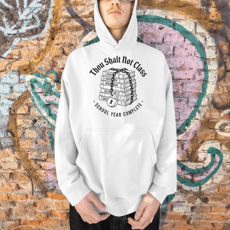 Thou Shalt Not Class Non Shall Class Chained Books Art Premium Tri-Blend Men Hoodie
