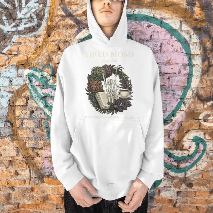 Tired Moms Book Club Dark Floral Coffee Skeleton Men Hoodie Tired Moms Book Club Dark Floral Coffee Skeleton Men Hoodie
