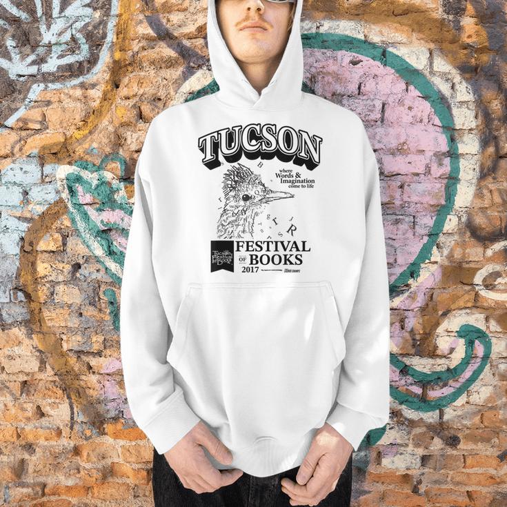 Tucson Festival Of Books TFOB 2017 Roadrunner Mascot Men Hoodie Tucson Festival Of Books TFOB 2017 Roadrunner Mascot Men Hoodie