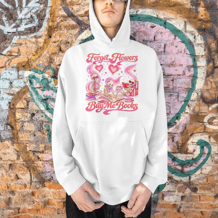 Valentines XOXO Book Lover Forgets Flowers Buys Me Books Men Hoodie