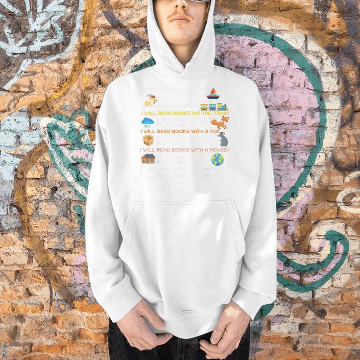 I Will Read Books On a Boat & Everywhere Reading T-Shirt Men Hoodie I Will Read Books On a Boat & Everywhere Reading T-Shirt Men Hoodie