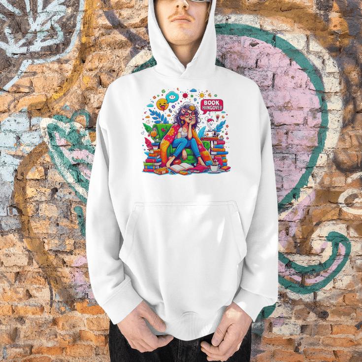 Woman Book Lover Book Hangover Woman Premium Tri-Blend Men Hoodie
