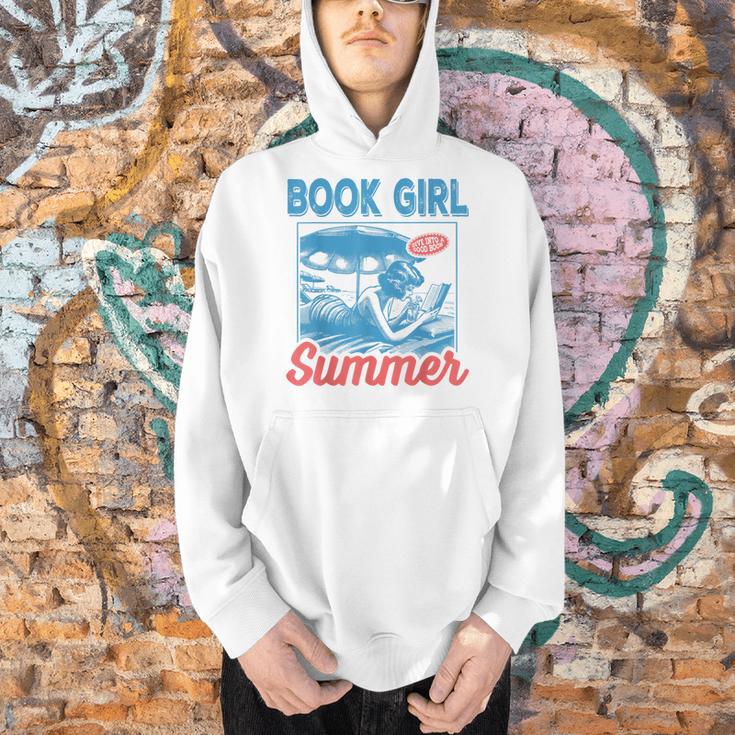 Women Retro Book Girl Summer Bookish Vacation Reader Men Hoodie Women Retro Book Girl Summer Bookish Vacation Reader Men Hoodie