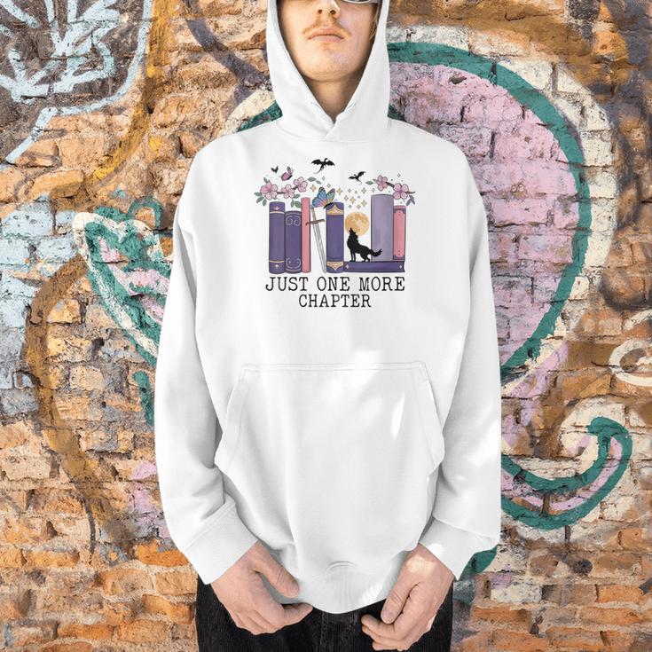 Women's Just One More Chapter Romantasy Book Dragon Bookworm Bookish Men Hoodie