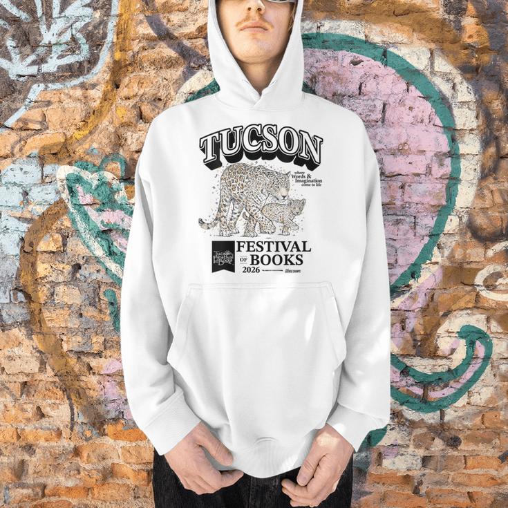 Women's Tucson Festival Of Book Merch TFOB 2026 Critter Jaguar Men Hoodie