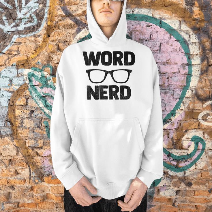 Word Nerd Book Reading Book Worm Men Hoodie