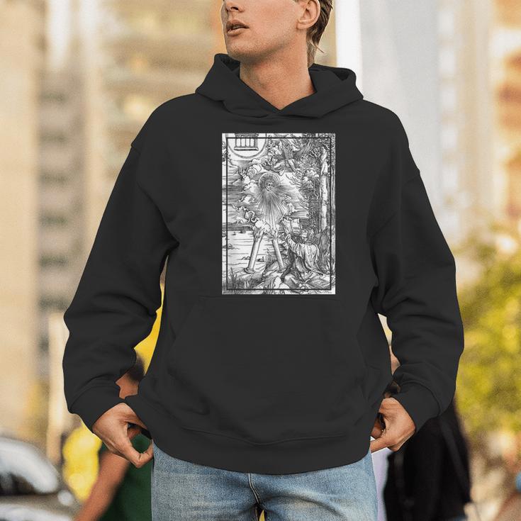 Apocalypse St John Devours The Book 1498 DüRer Angels Men Hoodie